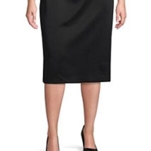 Worthington Black Knee-Length Pencil Skirt for Work